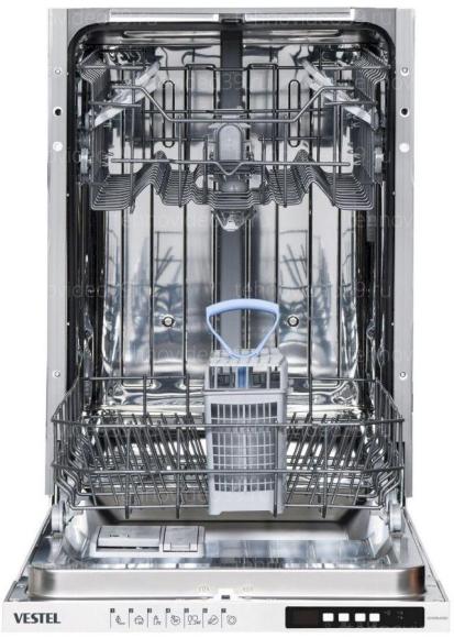 Встраиваемая посудомоечная машина Vestel VDWBI451E1, серебристый купить по низкой цене в интернет-магазине ТехноВидео