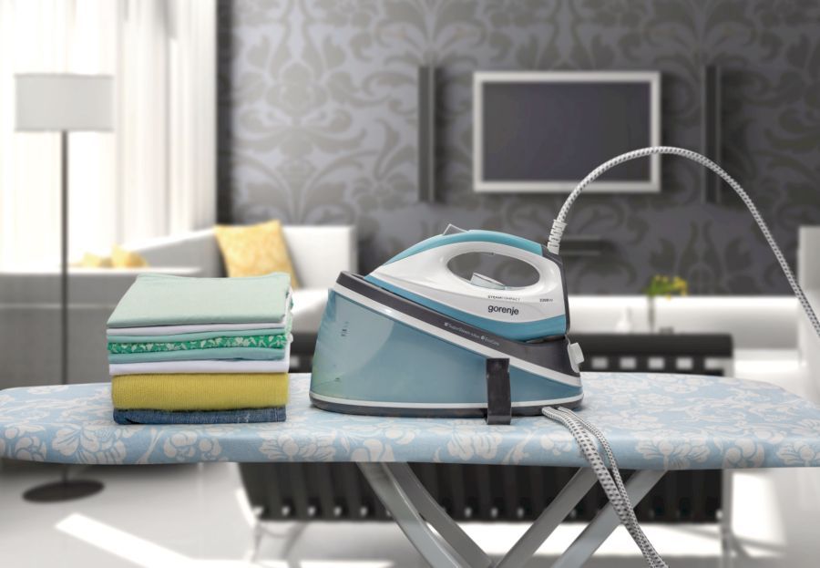Гладильная система Gorenje SGH2200LBC белый/голубой
