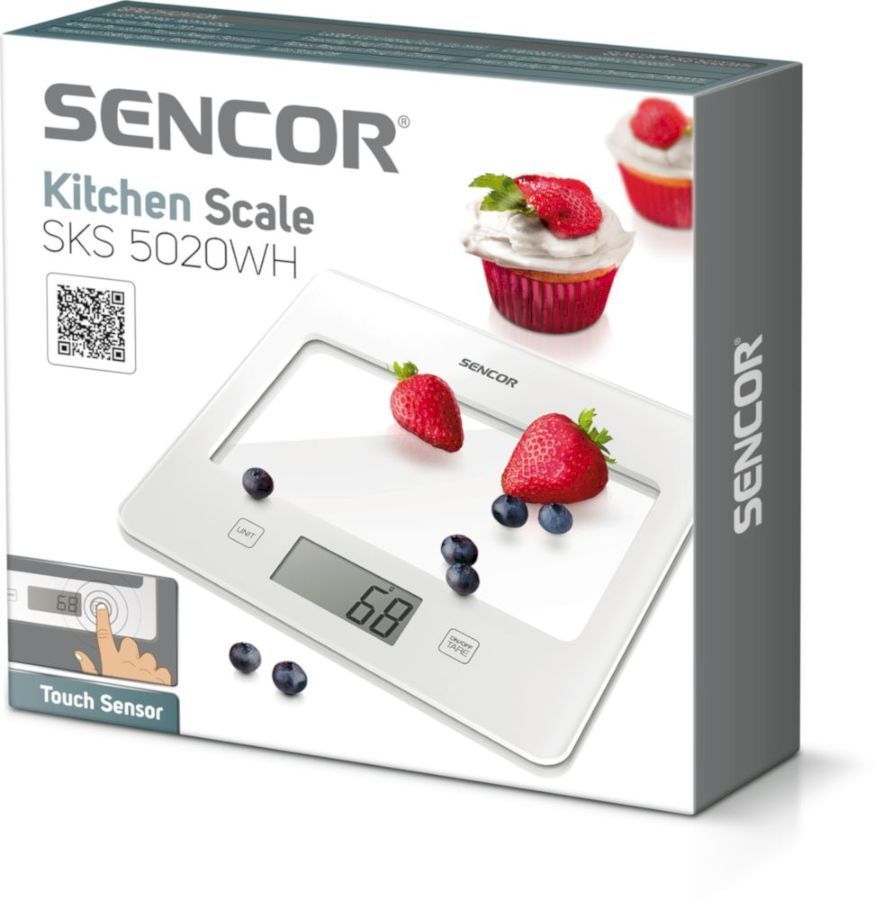 Весы кухонные Sencor SKS 5020WH белый