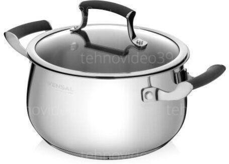 Кастрюля с крышкой Vensal Nouvel 1516VS 2,6л (18см) (VS1516) купить по низкой цене в интернет-магазине ТехноВидео