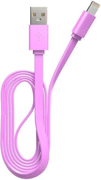 Кабель Maxvi MC-03F фиолетовый USB-A-Lightning, 2A купить по низкой цене в интернет-магазине ТехноВидео