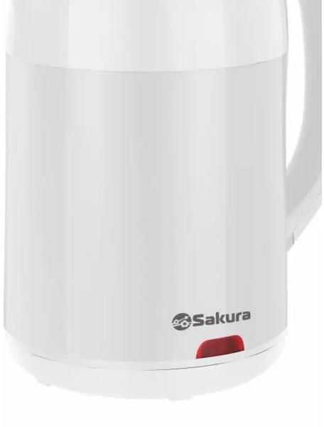 Электрический чайник Sakura SA-2168WG (белый/серый)