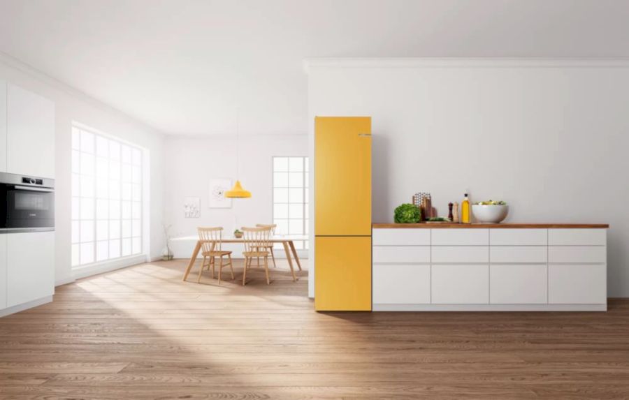 Навесной цветной фасад для холодильника Bosch KSZ2BVF00 солнечно-желтый
