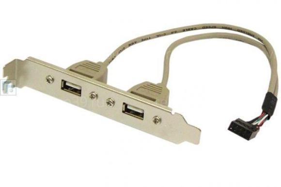 Планка Gembird 2x USB на заднюю панель системного блока с 2x USB2.0. Подключение к штырьковым разъем купить по низкой цене в интернет-магазине ТехноВидео