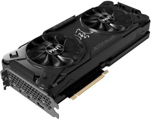 Видеокарта Palit GeForce RTX 3070 JetStream (GA104-300-A1/8nm) (1500/14000) GDDR6 8192Mb 256-bit, PC