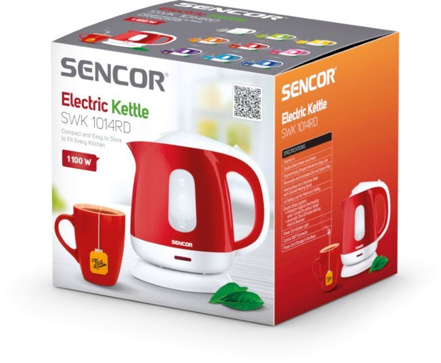 Электрический чайник Sencor SWK 1014 RD красный