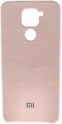 Чехол-накладка для Xiaomi Redmi Note 9, силикон/бархат, бежевый купить по низкой цене в интернет-магазине ТехноВидео