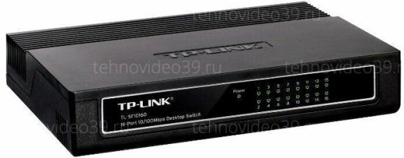 Коммутатор TP-Link TL-SF1016D 16-port 10/100M купить по низкой цене в интернет-магазине ТехноВидео
