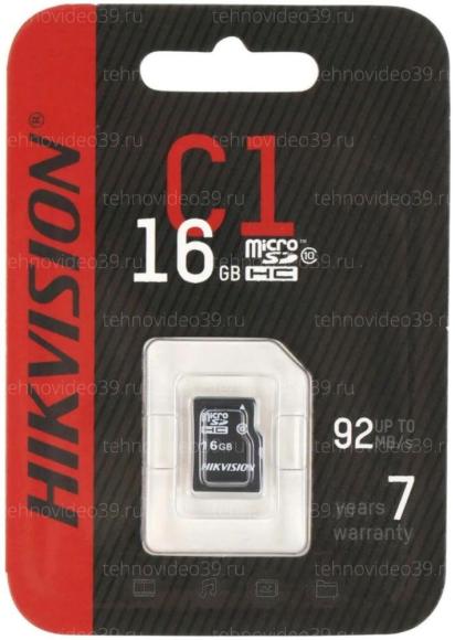 Карта памяти microSDHC 16GB Hikvision HS-TF-C1(STD) купить по низкой цене в интернет-магазине ТехноВидео