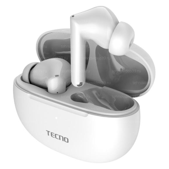 Наушники беспроводные TECNO Buds 3, белые купить по низкой цене в интернет-магазине ТехноВидео
