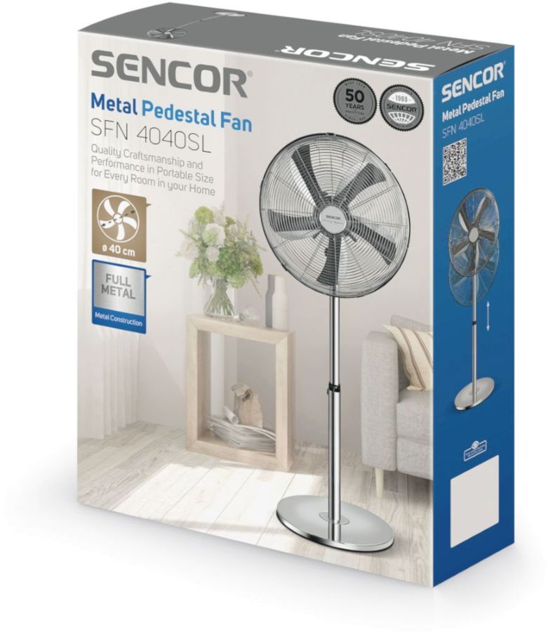 Вентилятор напольный Sencor SFN 4040SL