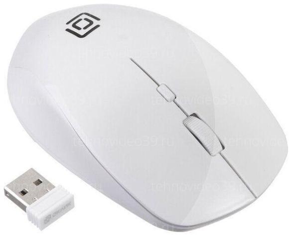 Мышь Оклик 565MW glossy белый оптическая (1600dpi) беспроводная USB для ноутбука (4but) купить по низкой цене в интернет-магазине ТехноВидео