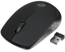 Мышь Оклик 486MW черный оптическая (1000dpi) беспроводная USB (2but)