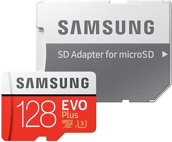 Карта памяти Samsung micro SD 128GB EVO Plus (MB-MC128HARU)