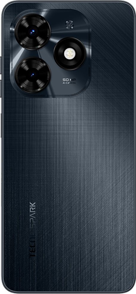 Смартфон TECNO SPARK 20C 4/128Gb, черный (BG7n)