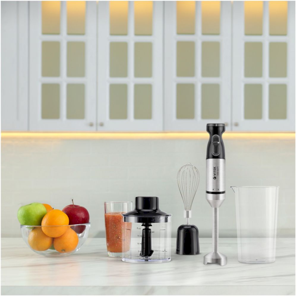 Блендер Vitek VT-8545 черный/серебристый