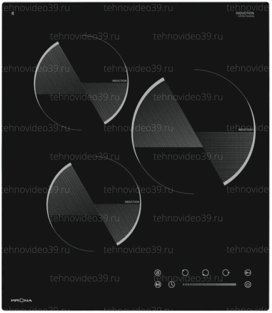 Индукционная варочная поверхность Krona OMBRA 45 BL (Чёрный) (00026363) купить по низкой цене в интернет-магазине ТехноВидео