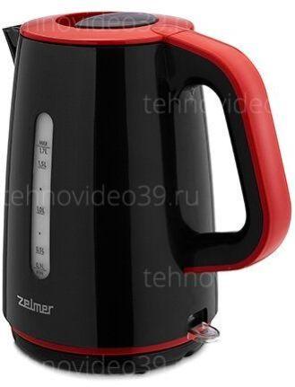 Электрический чайник Zelmer ZCK7620R черный/красный купить по низкой цене в интернет-магазине ТехноВидео