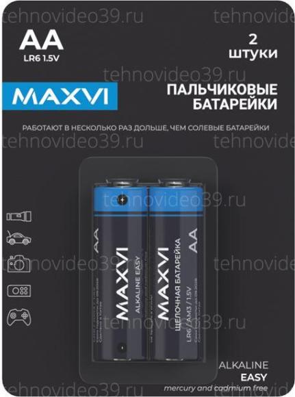 Батарейки Maxvi MBLR6ES2, EASY, AA, alkaline, по 2 шт. купить по низкой цене в интернет-магазине ТехноВидео