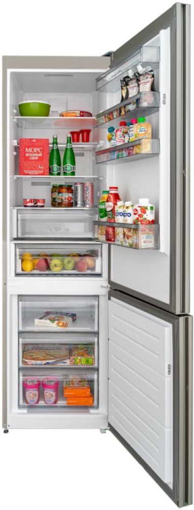 Холодильник Schaub Lorenz SLU S379L4E белое стекло