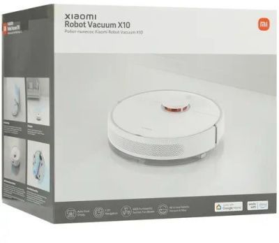 Пылесос-робот Xiaomi Mi Robot Vacuum X10 White EU BHR6068EU