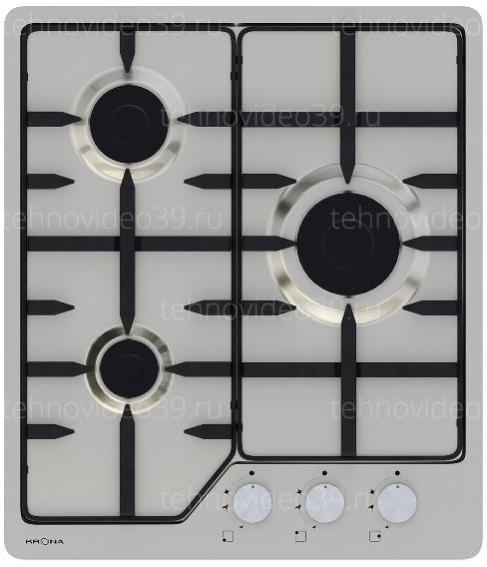 Газовая варочная поверхность Krona VOLLE 45 IX K (КА-00005288) купить по низкой цене в интернет-магазине ТехноВидео