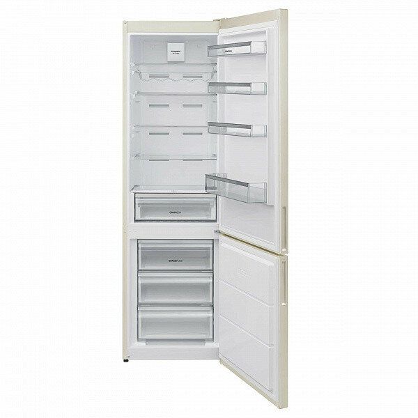 Холодильник Korting KNFC 62010 B бежевый