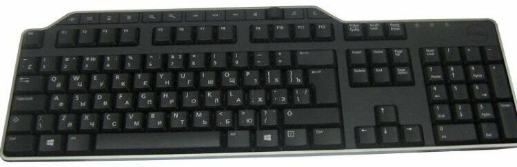 Клавиатура Dell KB522, USB, черный