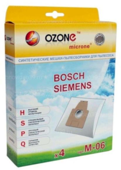 Пылесборник Ozone micron синтетический 4 шт. тип Bosсh Typ P (M-06) купить по низкой цене в интернет-магазине ТехноВидео