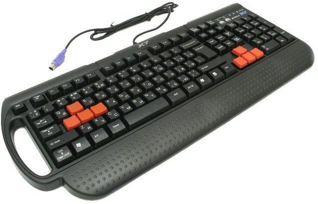 Клавиатура A4Tech X7-G700 черный PS/2 Multimedia for gamer