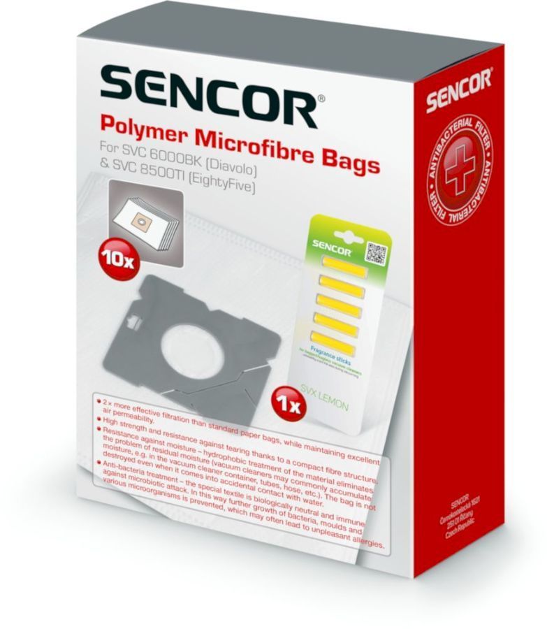 Пылесборники для пылесосов Sencor SVC 6000BK / 8500TI (5 шт.) (11022021)
