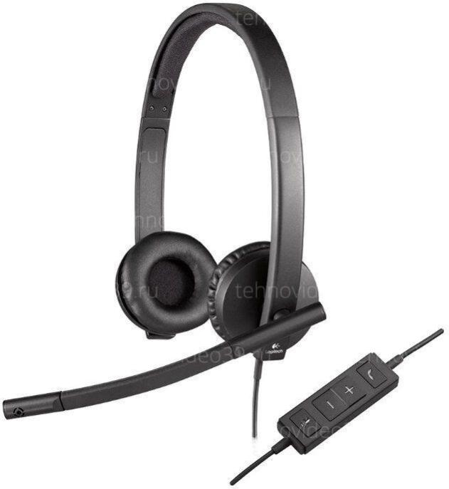 Гарнитура Logitech H570e Stereo USB (981-000575) купить по низкой цене в интернет-магазине ТехноВидео