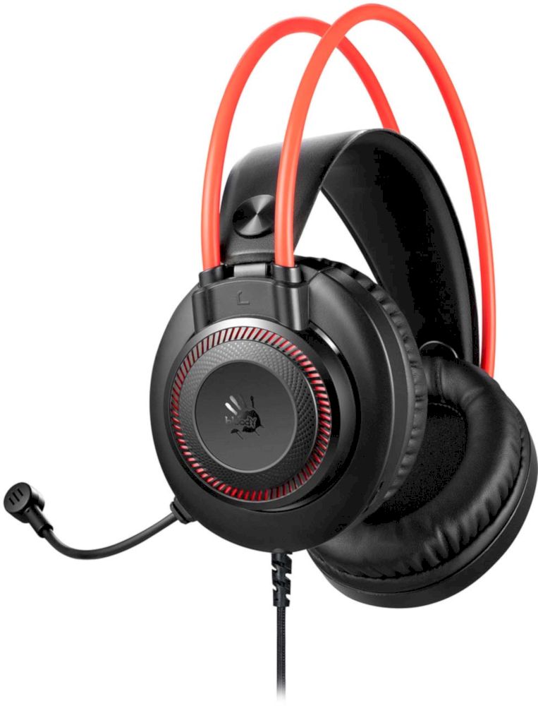 Гарнитура A4Tech Bloody G200S черный/красный