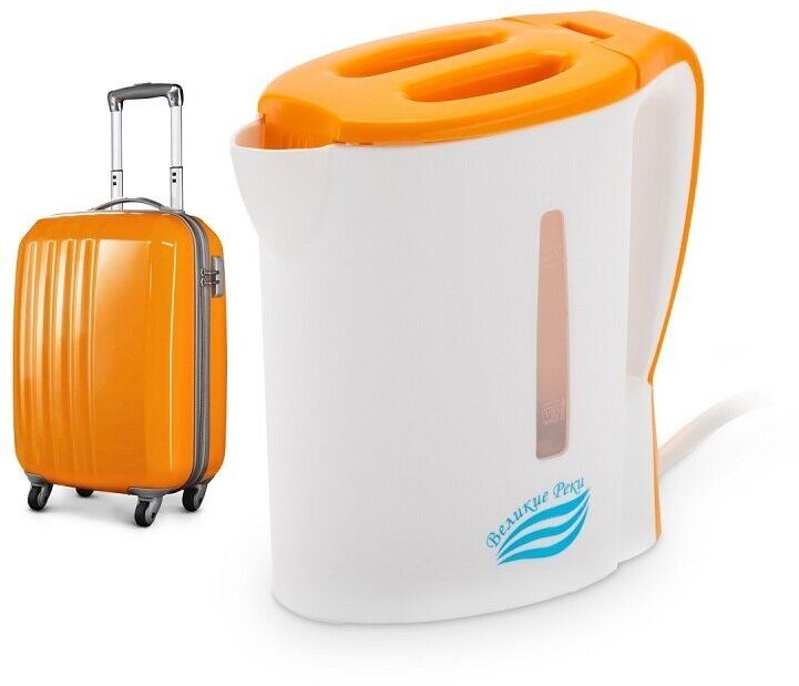 Электрический чайник Великие Реки Мая-1 бело-салатовый