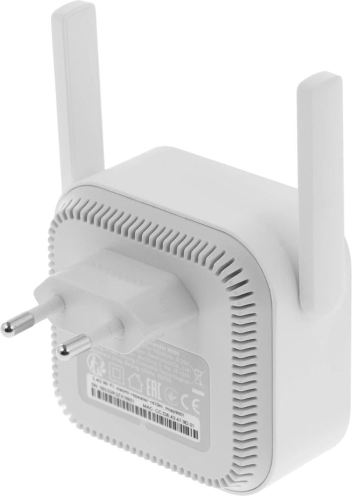 Усилитель беспроводного сигнала Xiaomi WiFi Range Extender N300, белый (DVB4447GL)