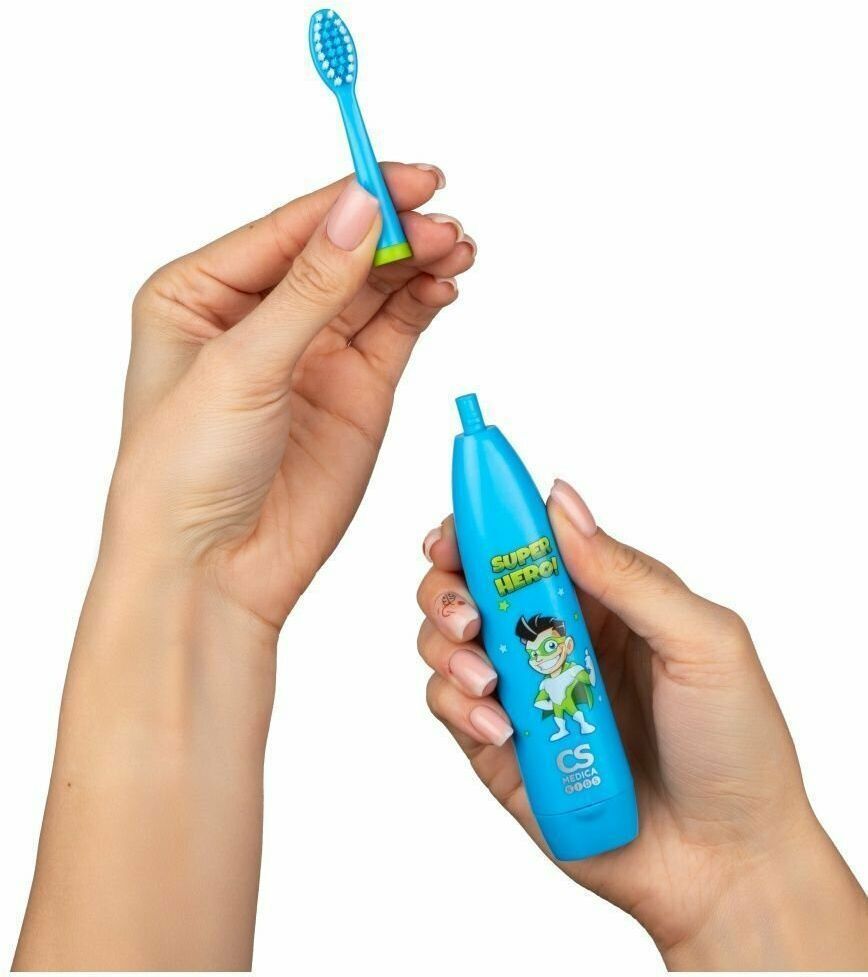 Электрическая звуковая зубная щетка CS Medica KIDS CS-9190-H