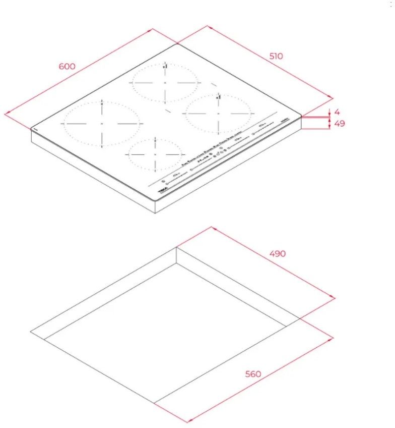 Индукционная варочная поверхность TEKA IZC 64630 ST MST