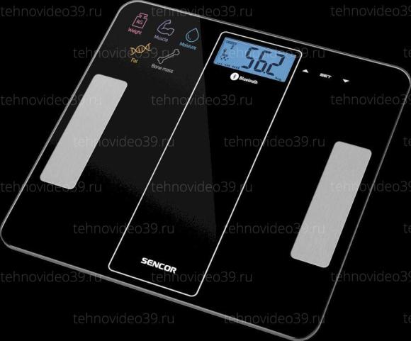 Весы напольные Sencor SBS 8000 BK черный купить по низкой цене в интернет-магазине ТехноВидео