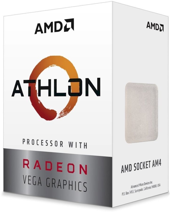 Процессор AMD AM4 Ryzen Athlon 3000G 3.5GHz, Tray без кулера Radeon™ Vega 3, 2core, 4+1MB (YD3000C6M