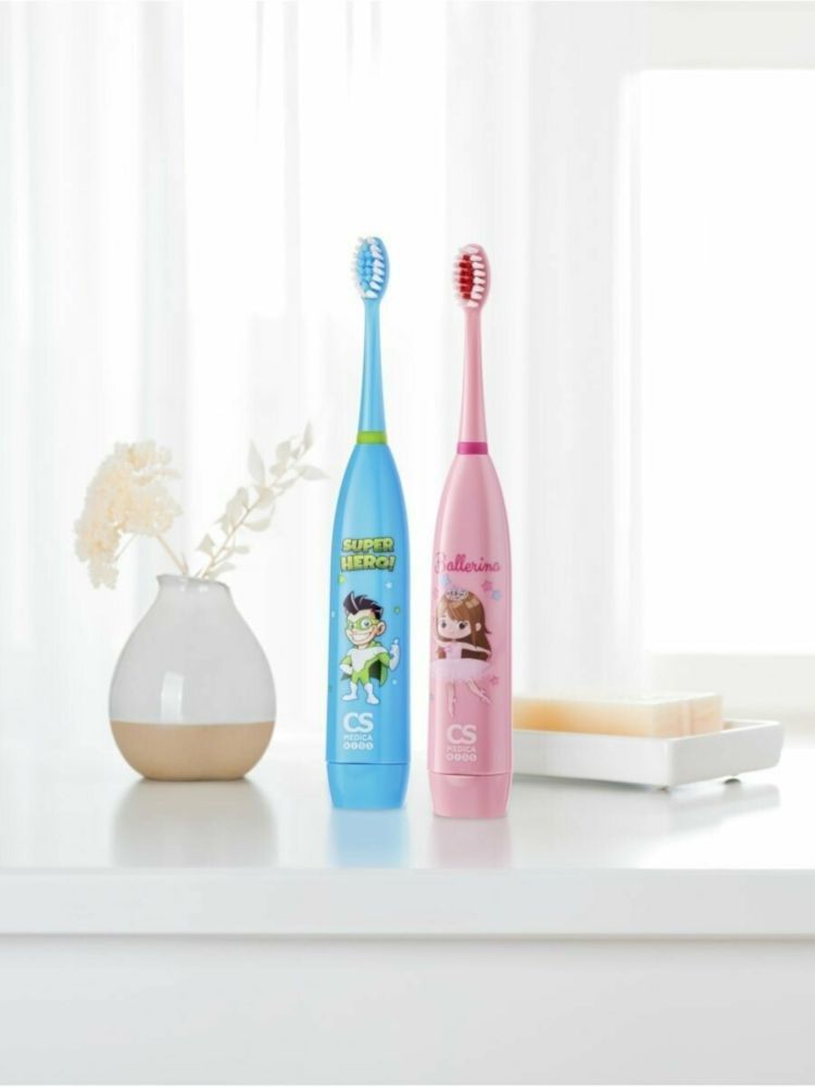 Электрическая звуковая зубная щетка CS Medica KIDS CS-9190-F