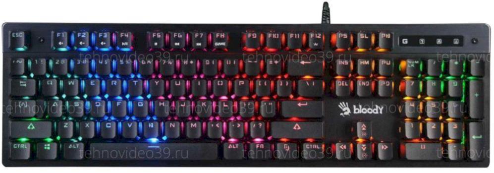 Клавиатура A4Tech Bloody B500N серый USB for gamer LED купить по низкой цене в интернет-магазине ТехноВидео