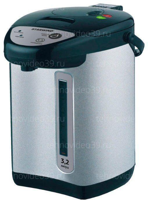 Термопот Starwind STP4176 черный/серебристый (STP4176/серебристый) купить по низкой цене в интернет-магазине ТехноВидео