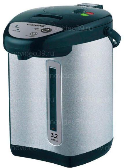 Термопот Starwind STP4176 черный/серебристый (STP4176/серебристый) купить по низкой цене в интернет-магазине ТехноВидео