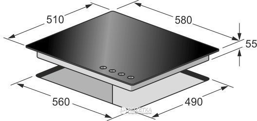 Газовая варочная поверхность Kaiser KCG 6335 RotEm Turbo