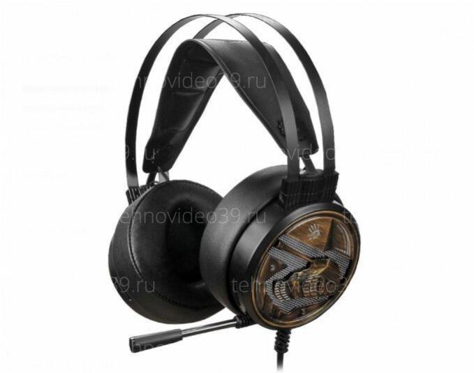 Гарнитура Bloody Gaming headset A4TECH G650S черный/бронзовый купить по низкой цене в интернет-магазине ТехноВидео