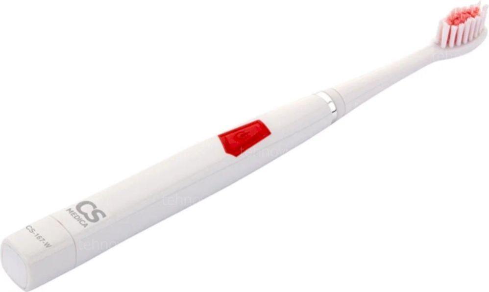 Зубная щетка CS Medica электрическая звуковая SonicMax CS-167-W (белая) купить по низкой цене в интернет-магазине ТехноВидео