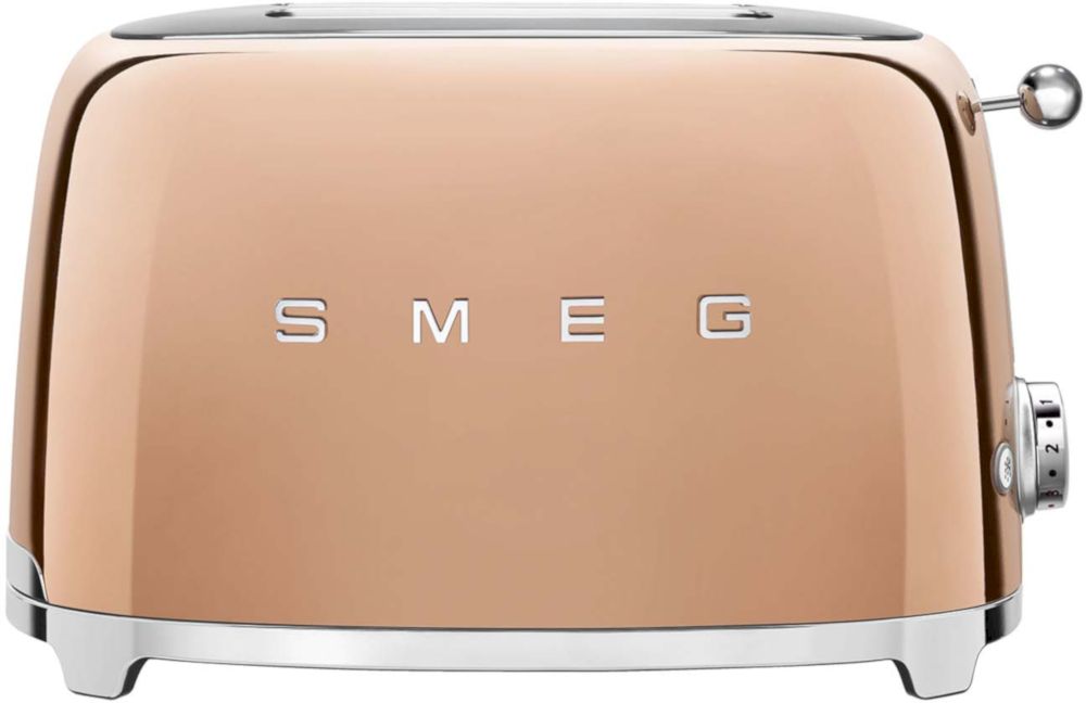 Тостер Smeg TSF01RGEU розовое золото