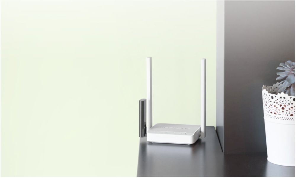 WI-FI роутер Keenetic 4G KN-1212 Интернет-центр для USB-модемов LTE/4G/3G с Mesh Wi-Fi N300 и 4-порт