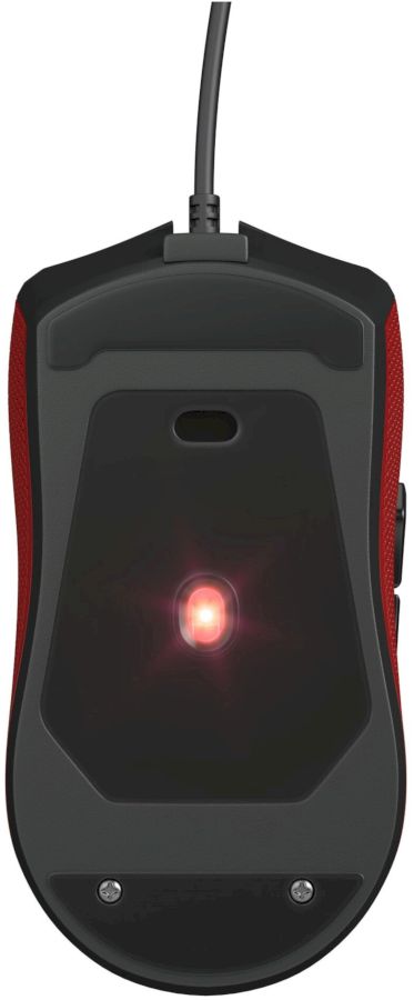 Мышь Оклик GMNG 709GM черный/красный оптическая (3200dpi) USB (6but)