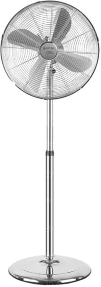 Вентилятор напольный Vitek VT-1938 Стальной купить по низкой цене в интернет-магазине ТехноВидео